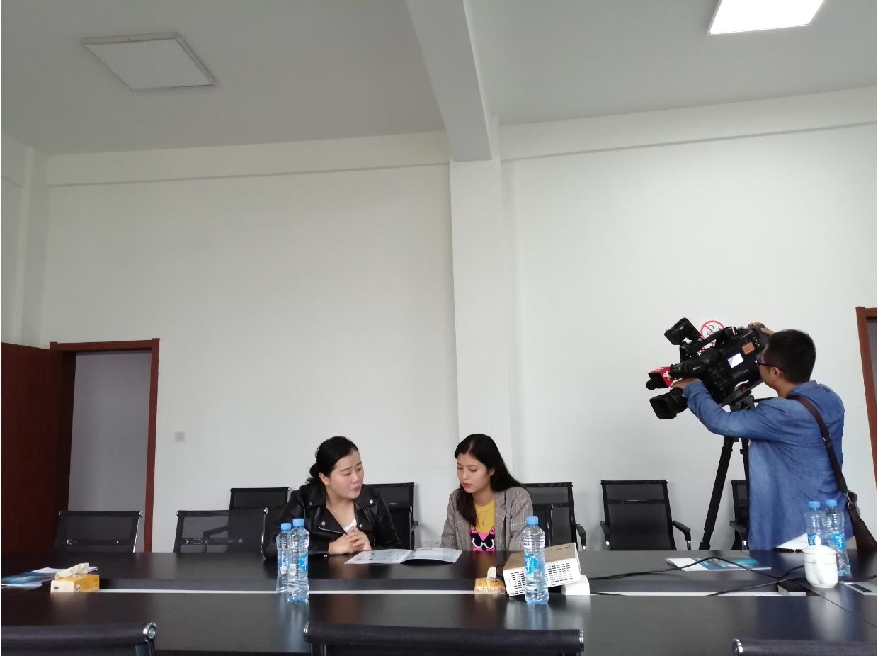 江西省广播电视台来我司进行企业采访报道